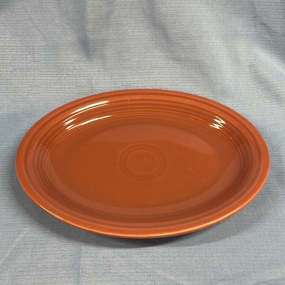 Fiesta Dining Fiestaware Vintage Rose Oval Platter Fiesta Homer